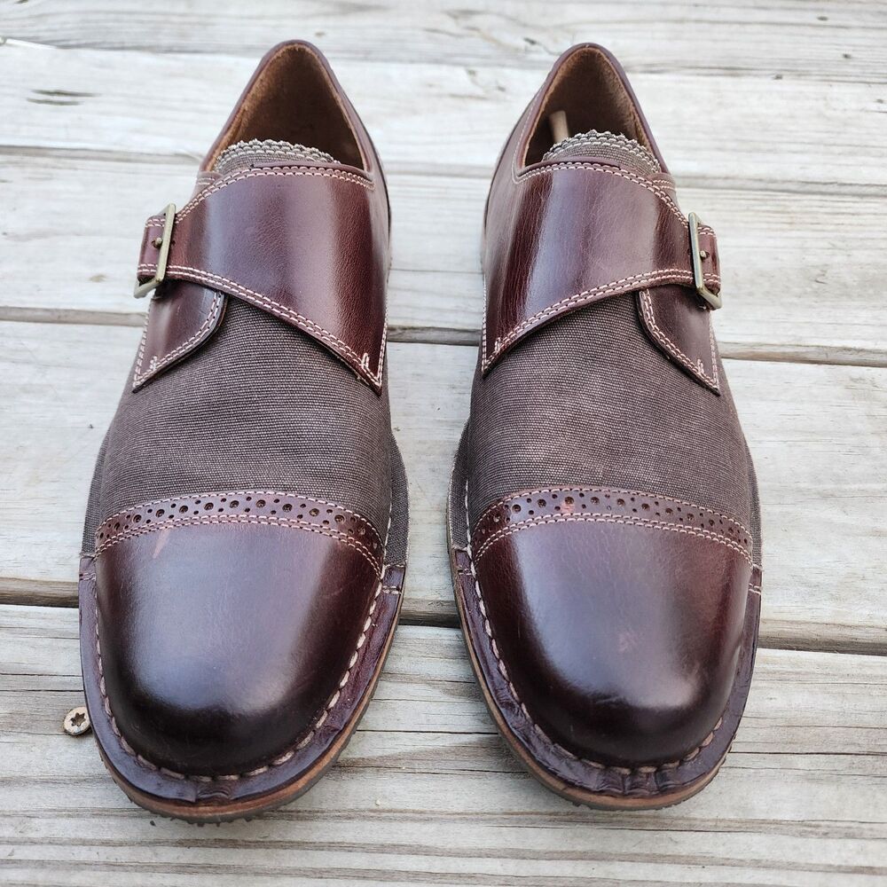 Sebago Men's Classic Brown Moc Loafer Sz 10.5 Buckle Strap Leather Used - Picture 8 of 16